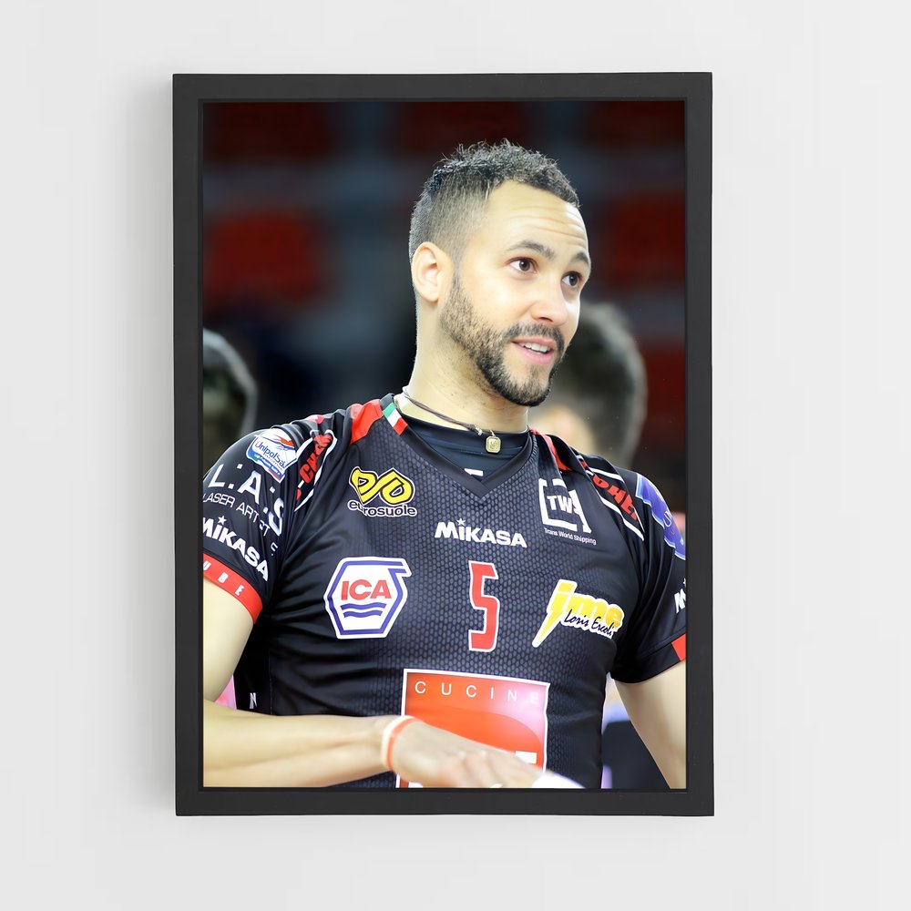 Poster Osmany de juantorena – affiche Volleyball (vue 2)